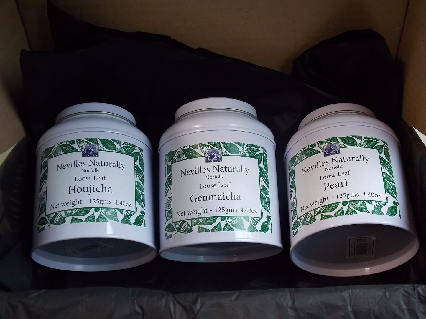 3 Caddies of Green Tea
