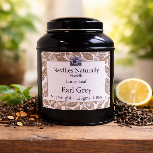 Earl Grey Loose Leaf Tea in a Caddie