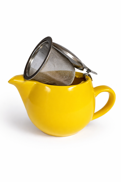 Teapot for One with Infuser – Ceramic Single Serving Teapot