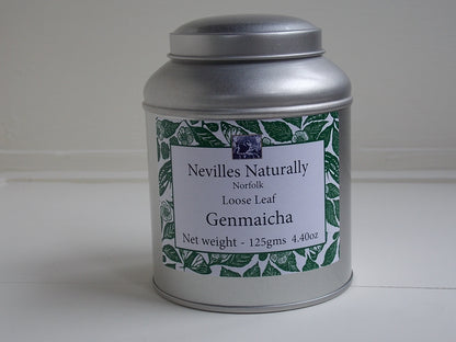 Genmaicha Loose Leaf Tea in Caddy