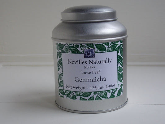 Genmaicha Loose Leaf Tea in Caddy