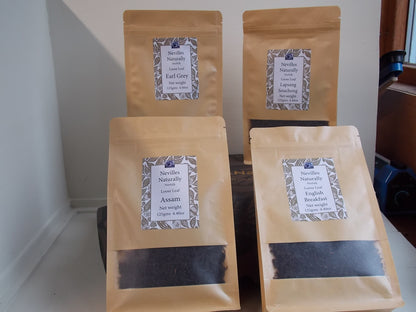 4 x 125gram Pouches of aromatic Teas