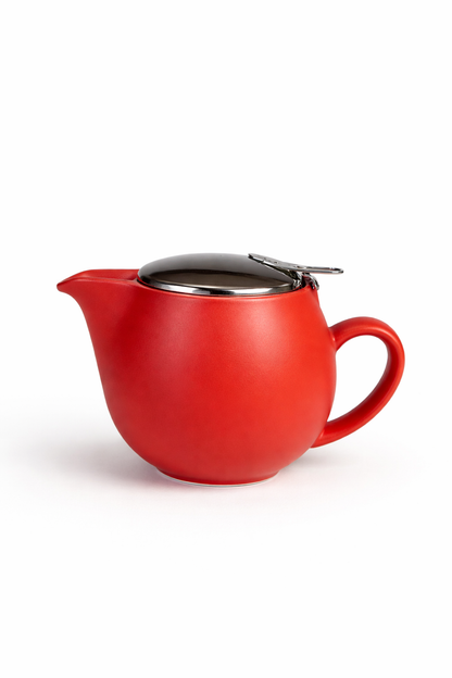 Teapot for One with Infuser – Ceramic Single Serving Teapot