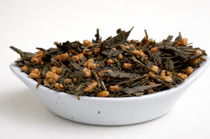 Genmaicha Green Tea With Popped Brown Rice