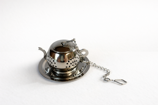 Single cup Infuser. (Teapot with Drip Tray)