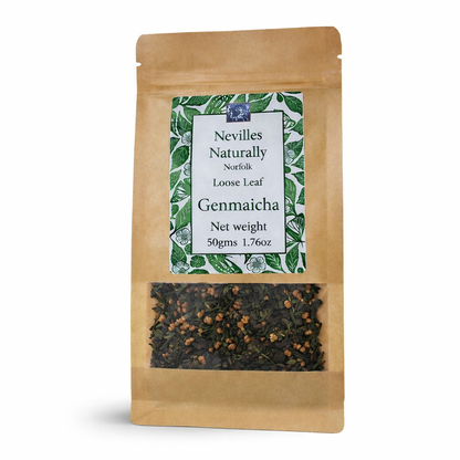 Genmaicha Green Tea With Popped Brown Rice