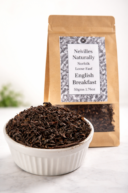 English Breakfast Loose Leaf Tea – Smooth & Rich Breakfast Blend – 50g, 125g & 250g UK Tea